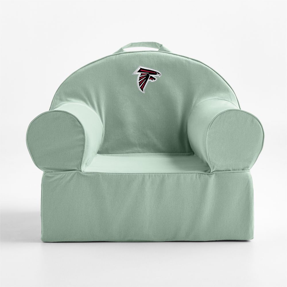 NFL Atlanta Falcons Large Volta Teal Organic Cotton Kids Lounge Nod Chair