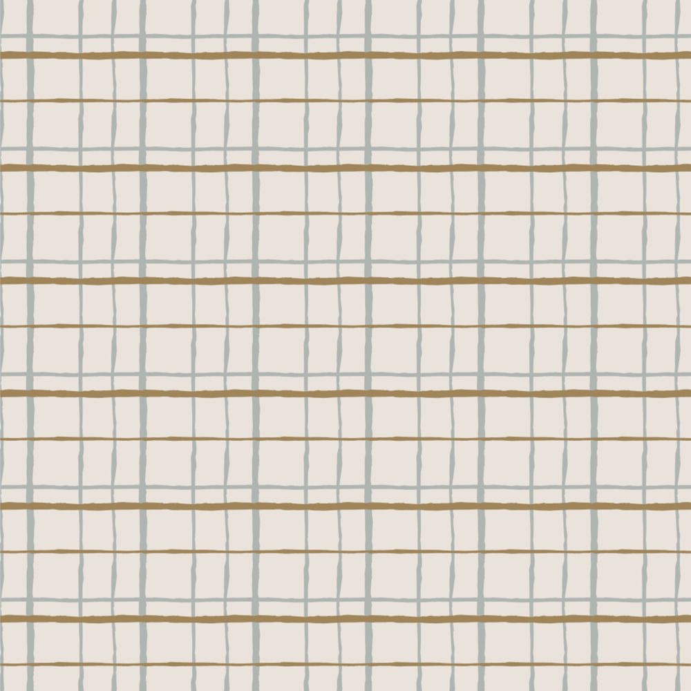 Chasing Paper Plaid Blue Peel and Stick Wallpaper