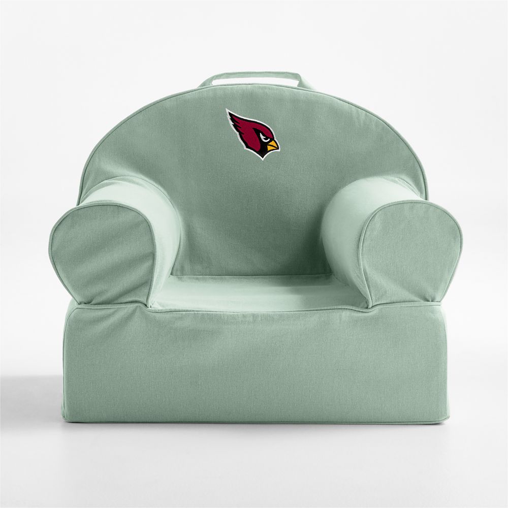 NFL Arizona Cardinals Small Volta Teal Organic Cotton Kids Lounge Nod Chair