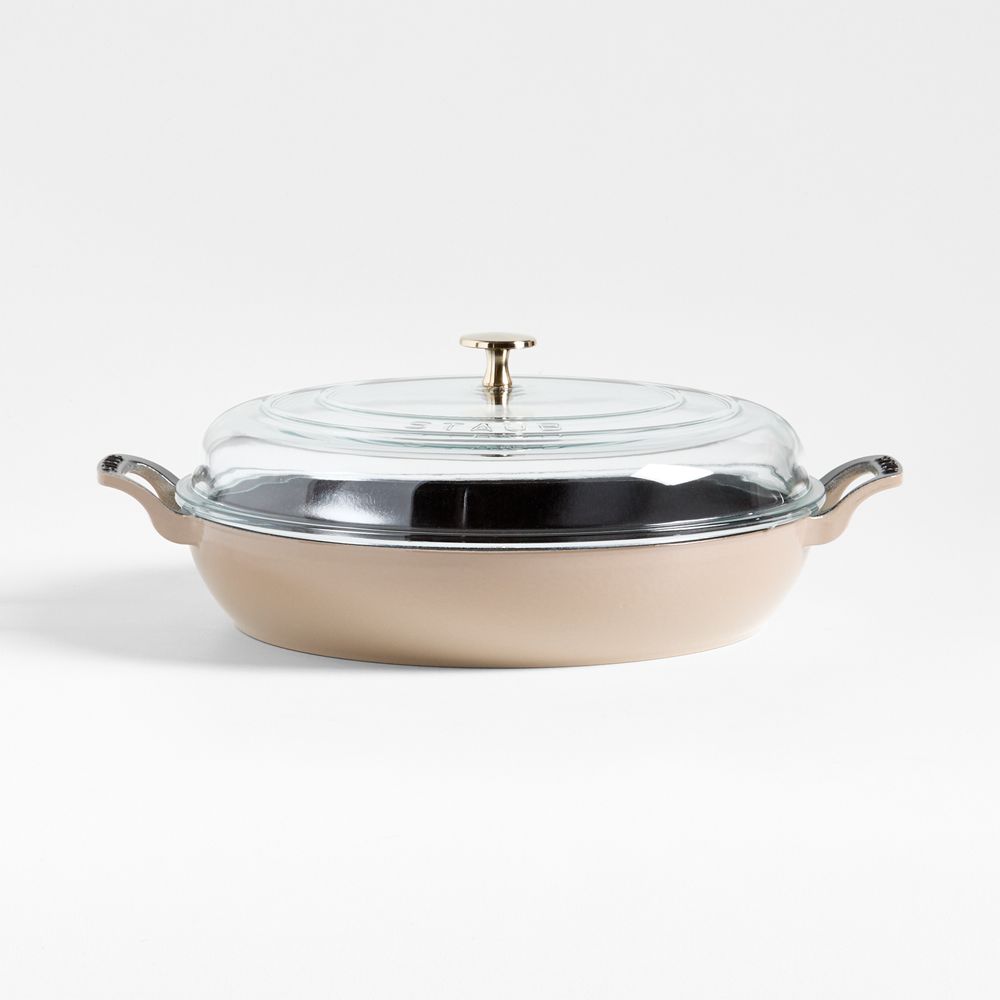 Staub Sesame 3.5-Qt Braiser with Glass Lid