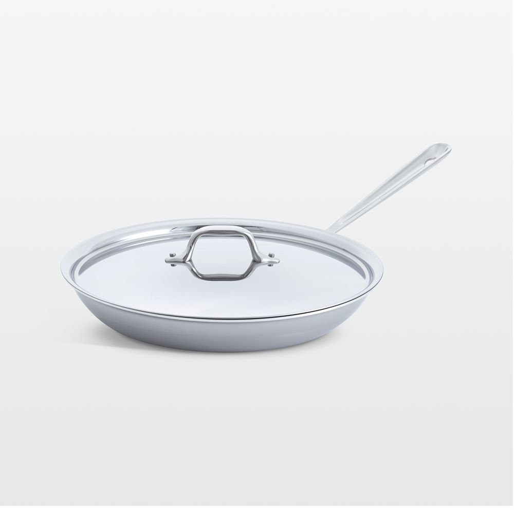 All-Clad Stainless 12" Fry Pan with Lid