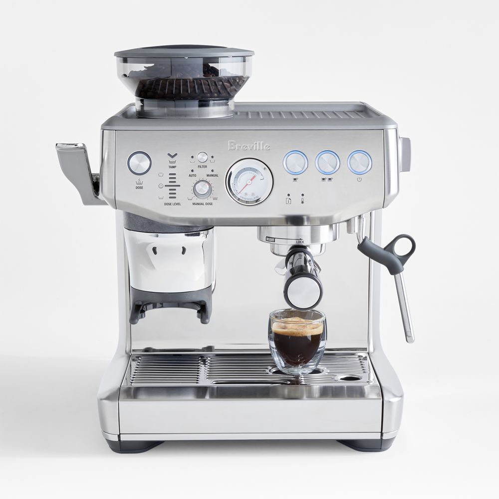 Breville Barista Express Impress Espresso Machine in Brushed Stainless Steel
