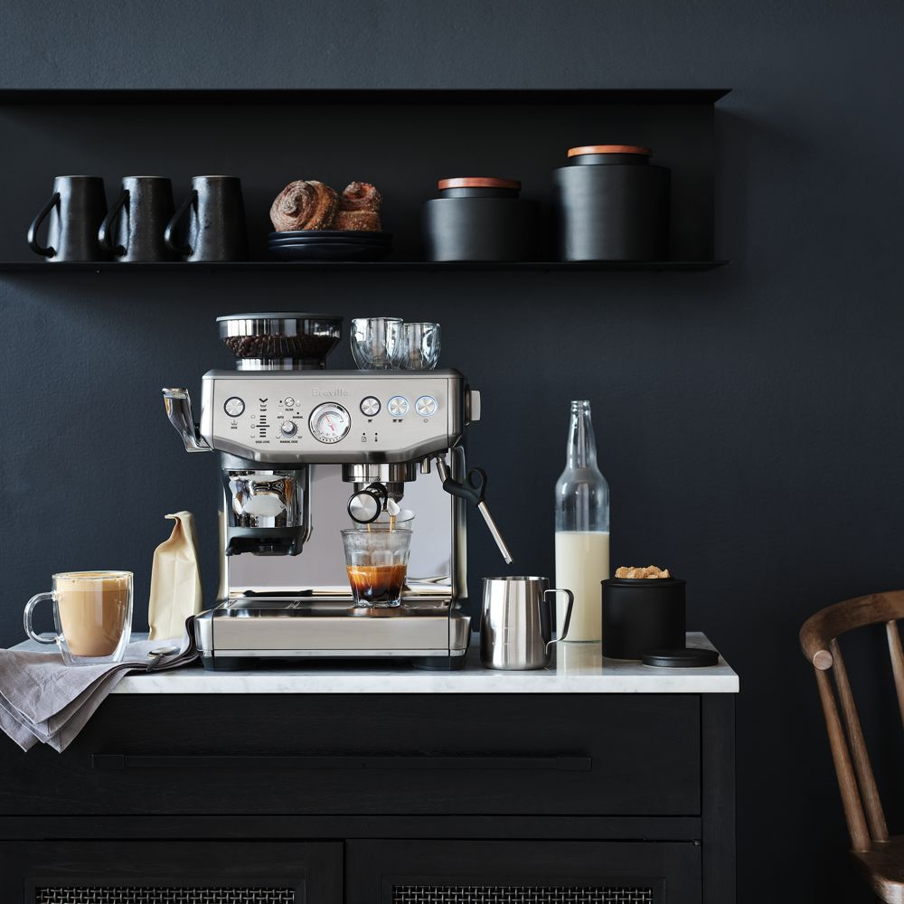Alternative view of Breville Barista Express Impress Espresso Machine in Brushed Stainless Steel