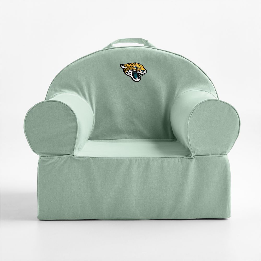 NFL Jacksonville Jaguars Large Volta Teal Organic Cotton Kids Lounge Nod Chair
