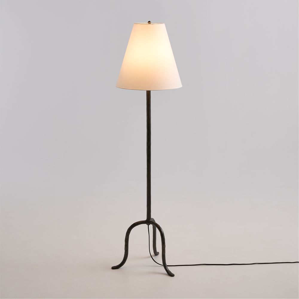 Cardiff Floor Lamps with White Shade