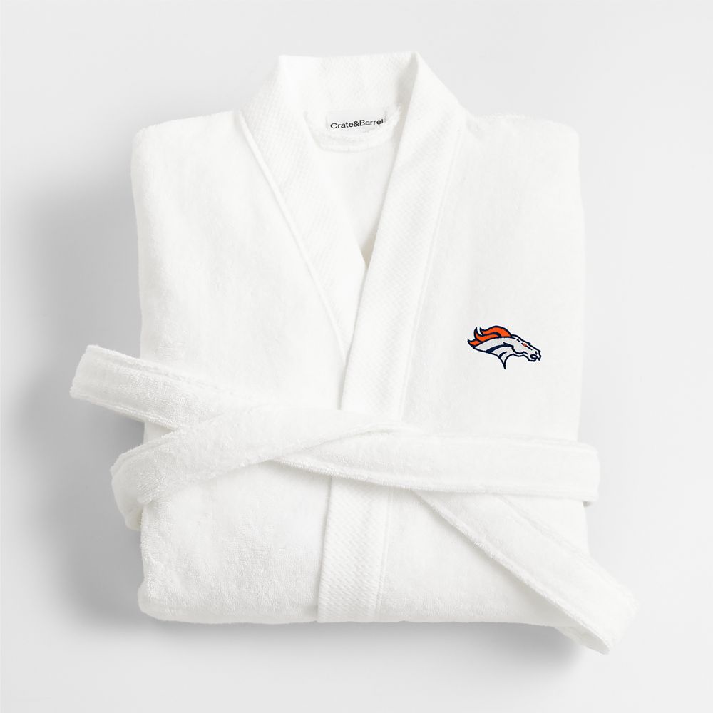 NFL Organic Turkish Cotton Crisp White Bath Robes