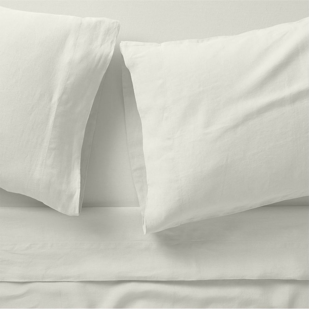 New Natural European Linen Bed Sheet Sets