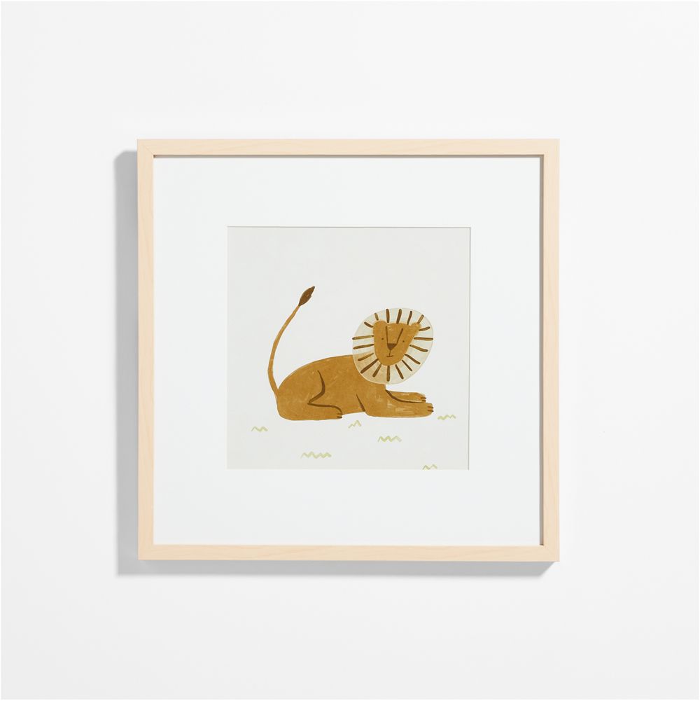 Lion Framed Wall Art