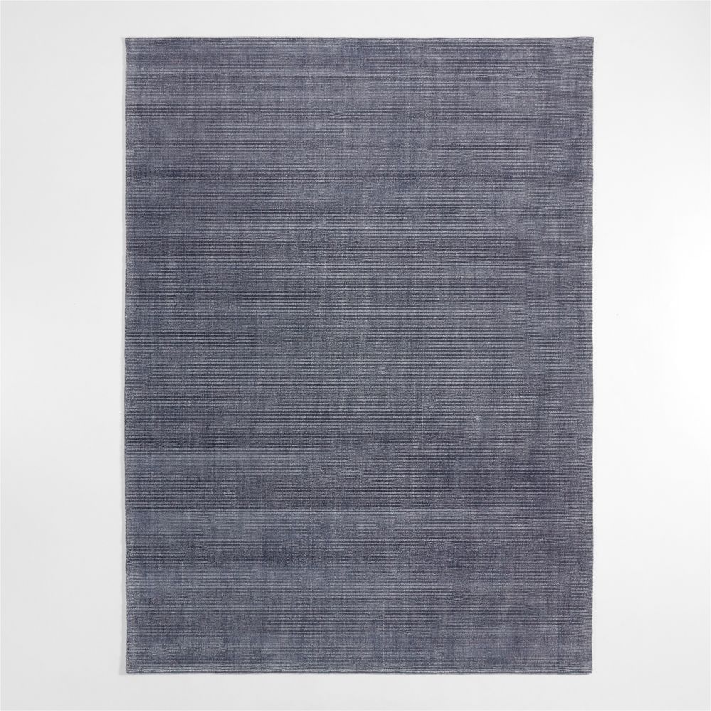 Vaughn Performance Wool-Blend Handwoven Blue Area Rug