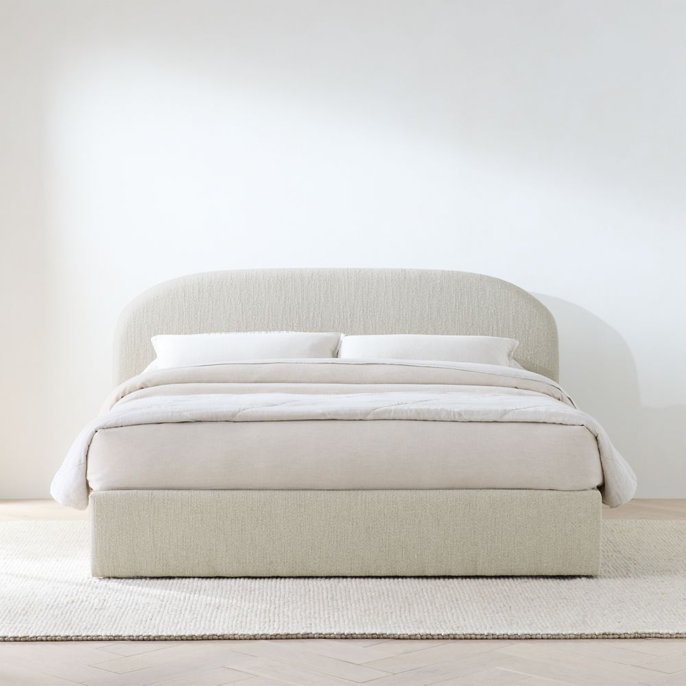 Rayna Curved Upholstered Bed- Image 3
