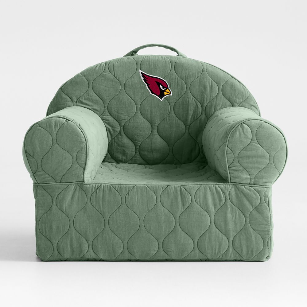 NFL Arizona Cardinals Large Iceberg Green Quilted Cotton Corduroy Kids Lounge Nod Chair