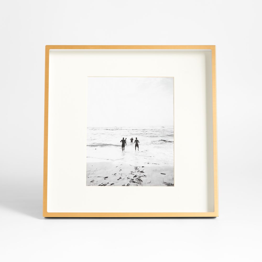 Brushed Brass 8x10 Picture Frame