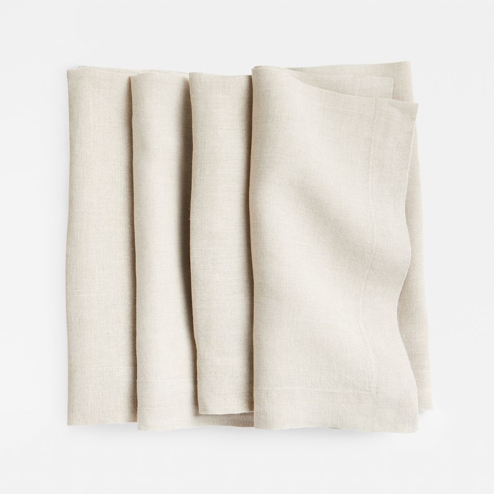 Marin Natural European Linen Napkin, Set of 4