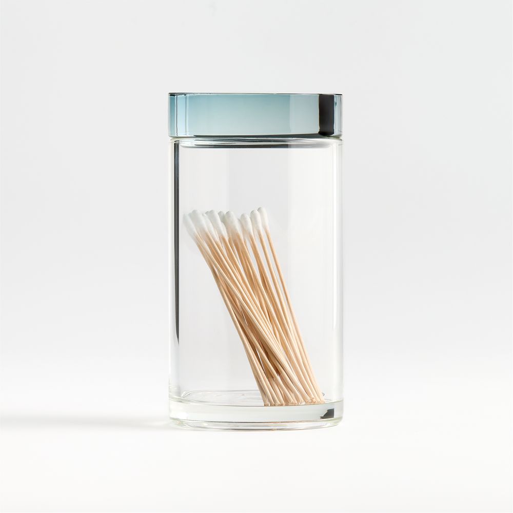 Astoria Clear Glass Bathroom Canisters
