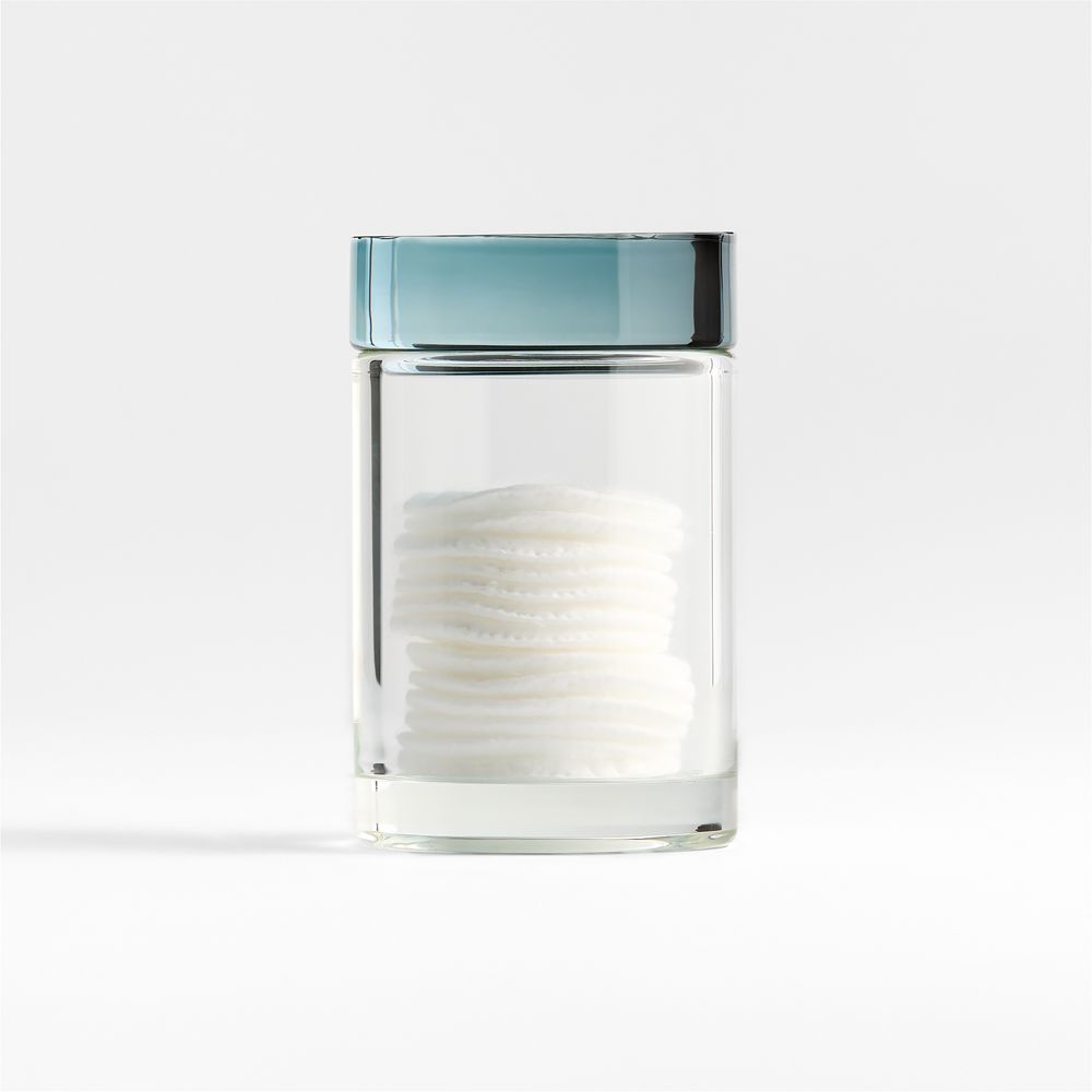 Astoria Clear Glass Bathroom Canisters- Image 3