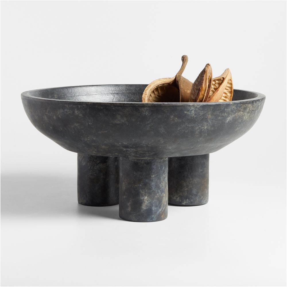Tri-Footed Ceramic Centerpiece Bowls