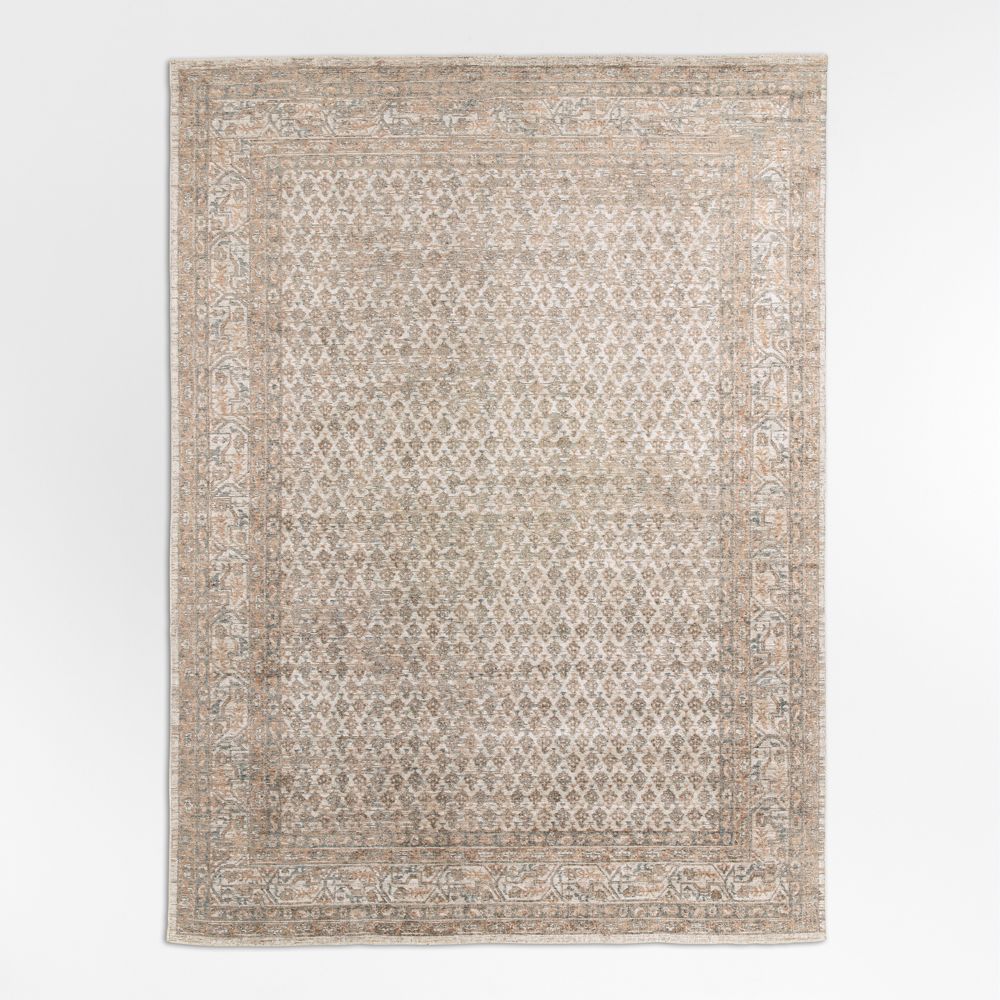Paris Wool Blend Traditional Handwoven Earth Area Rug