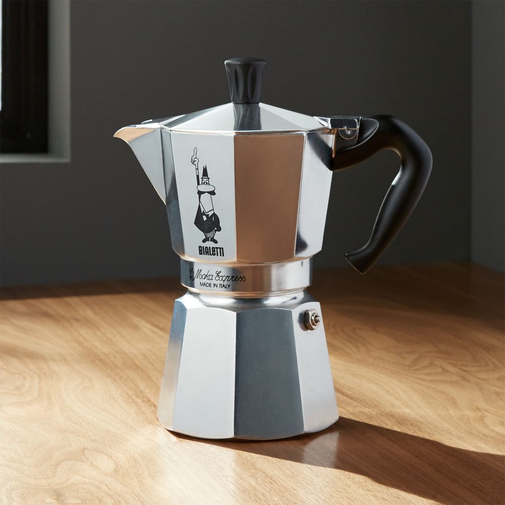 Bialetti Moka Aluminum 6-Cup Espresso Maker