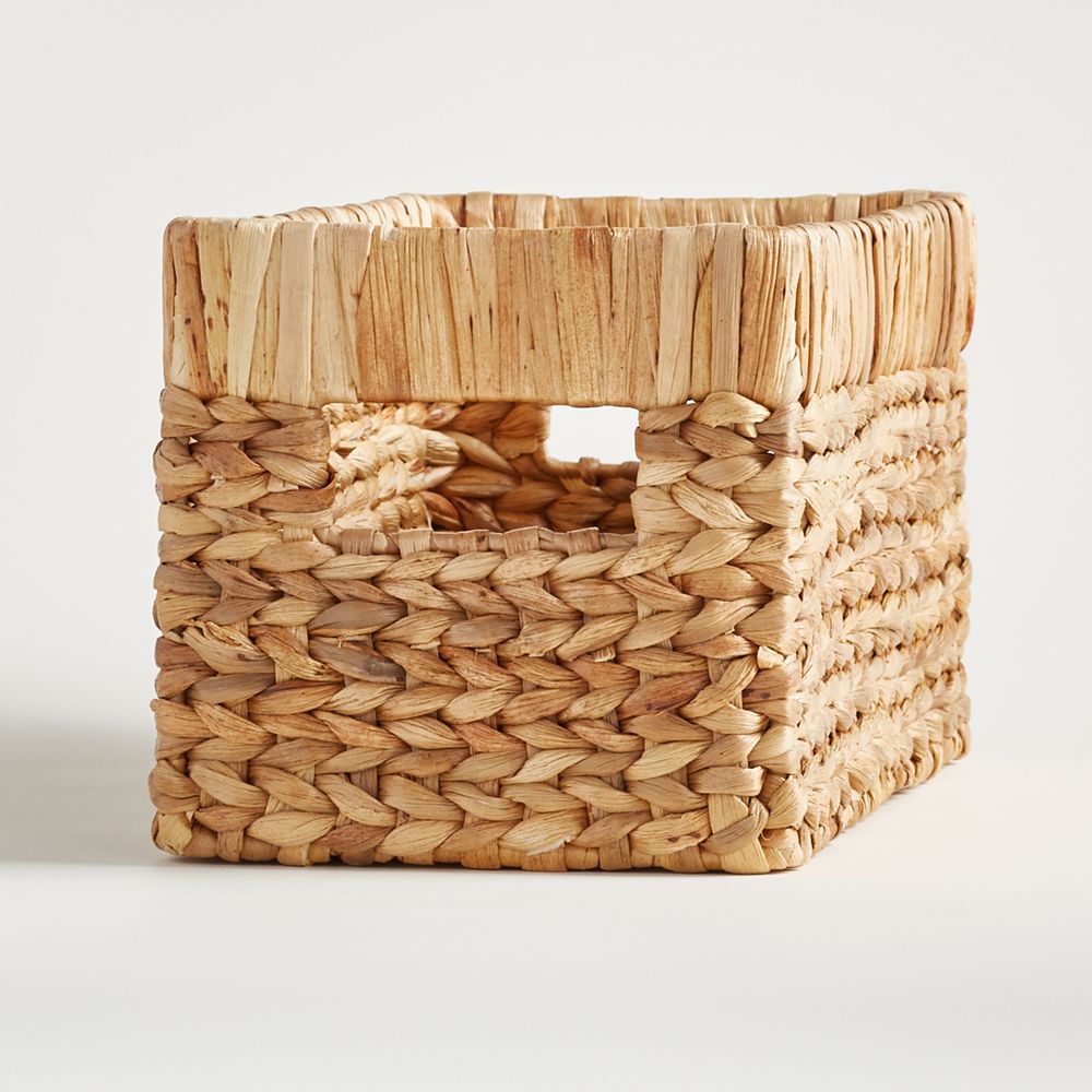 Wonderful Wicker Natural Small Changing Table Basket with Handles