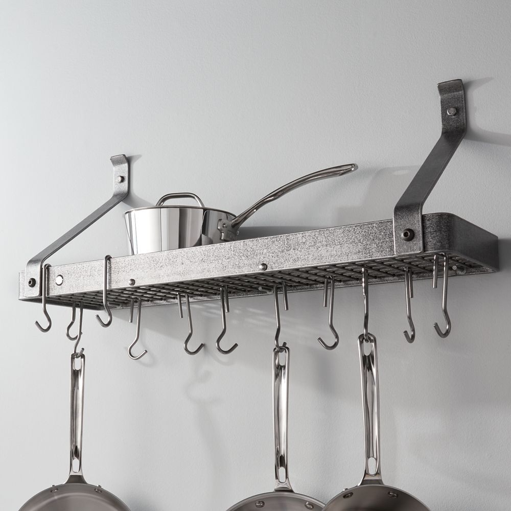 Enclume 30? Hammered Steel Gourmet Bookshelf Rack