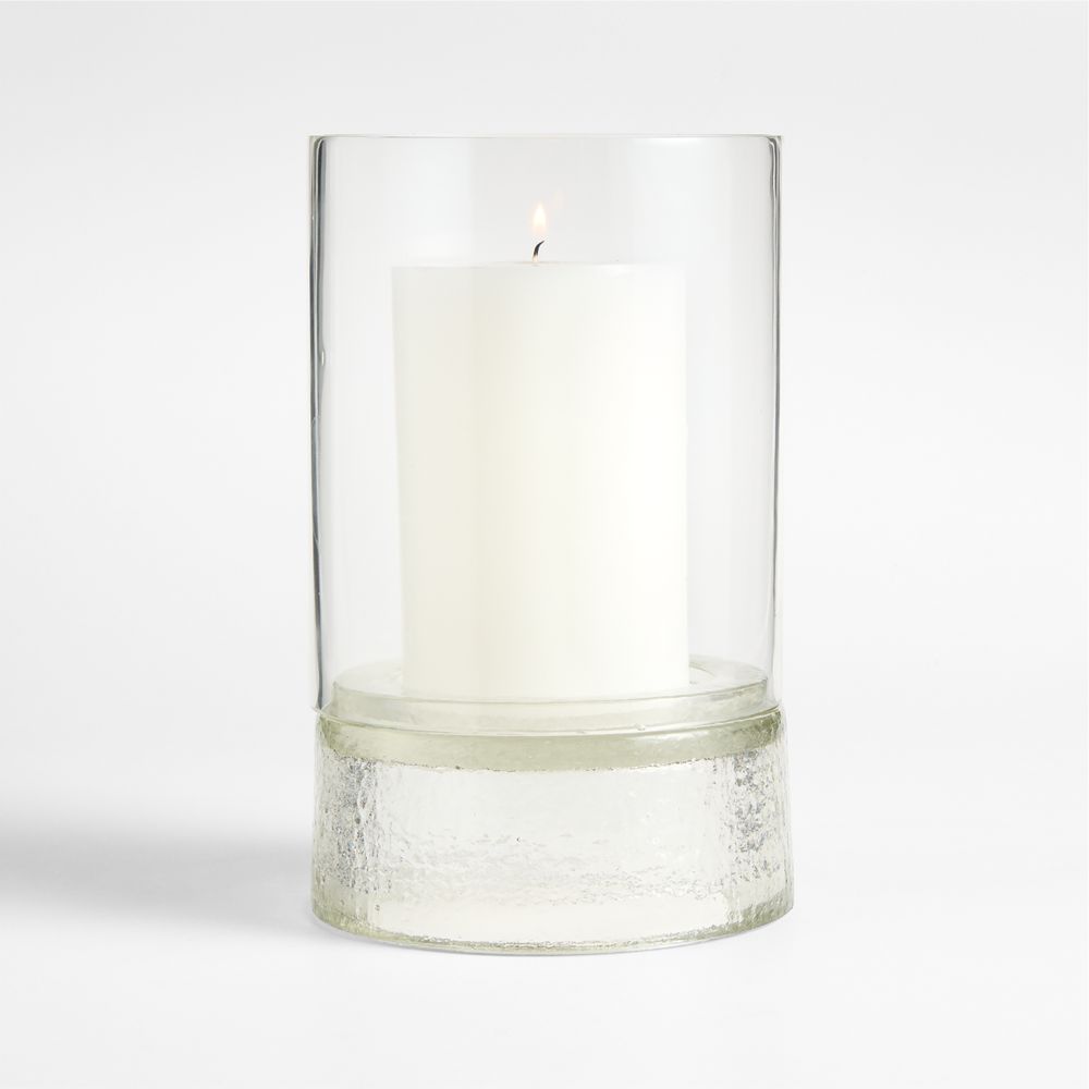 Solstice Glass Hurricane Candle Holders by Jeremiah Brent