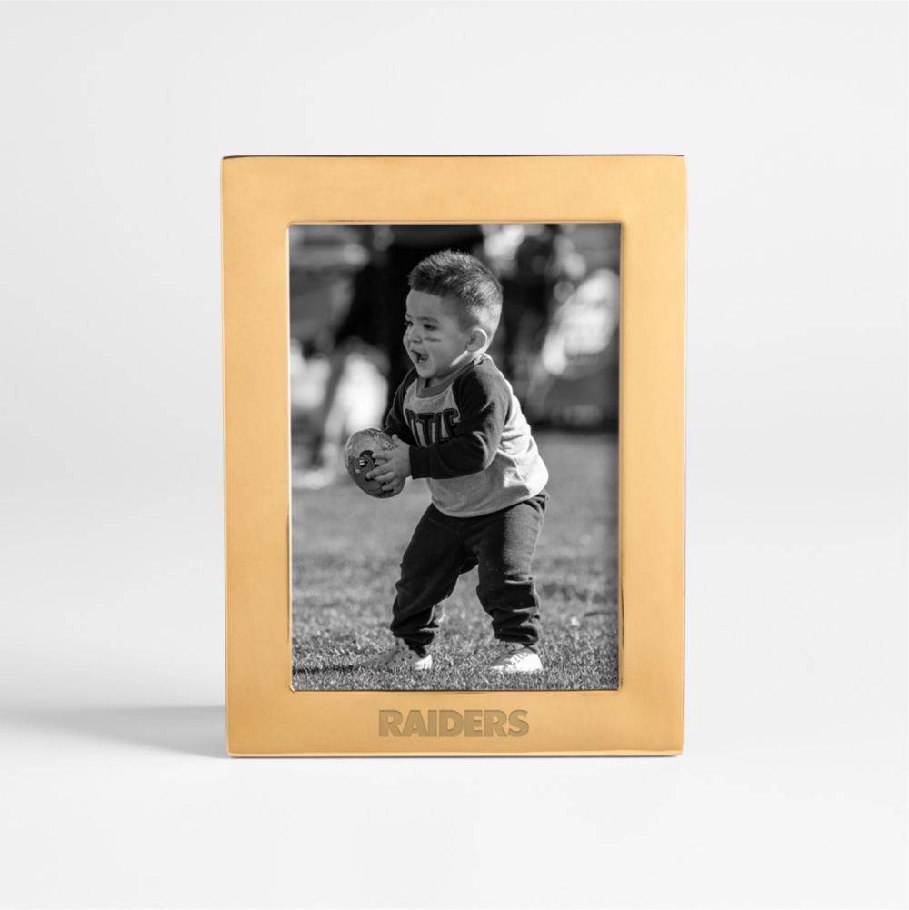 NFL Signature Brass 5x7 Tabletop Picture Frame