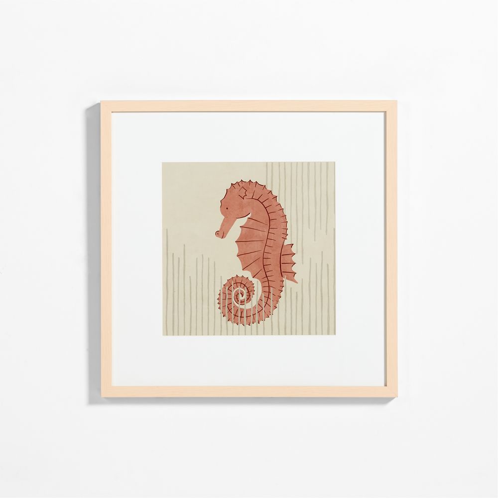 Seahorse Framed Wall Art Print