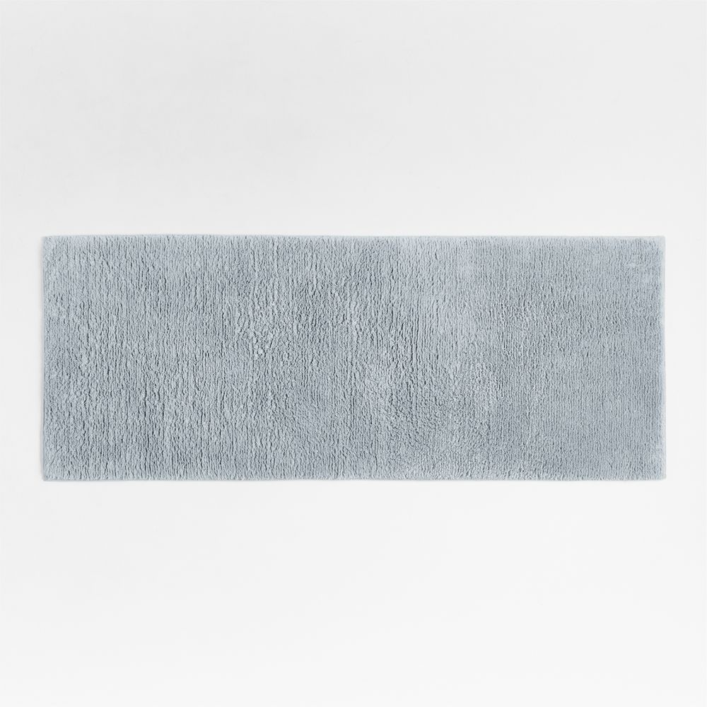Rylan Organic Cotton Mist Blue Bath Mats