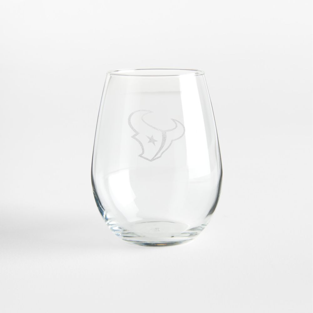 NFL Aspen 11.75-Oz. Stemless Wine Glass, Set of 4