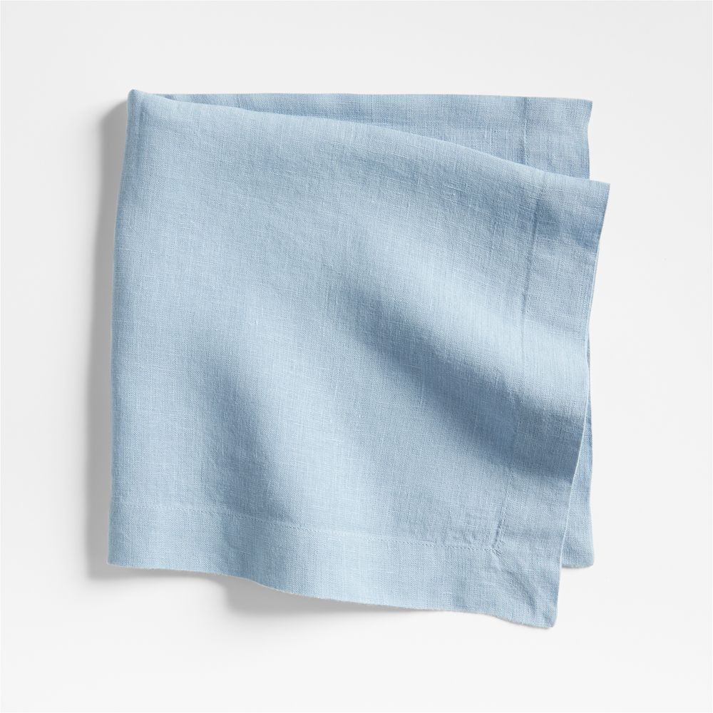 Marin Light Blue European Linen Napkin