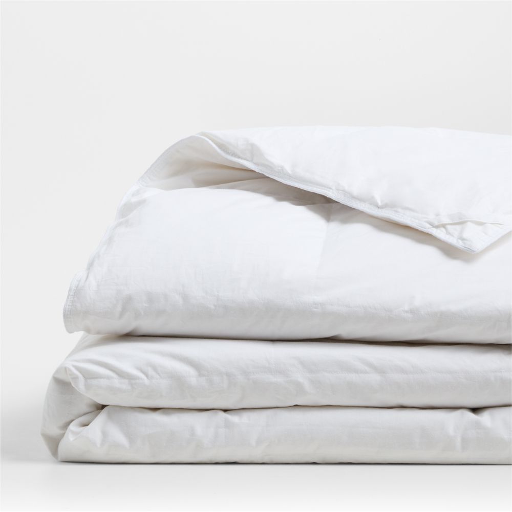 Classic Organic Cotton Medium Weight Down Duvet Insert