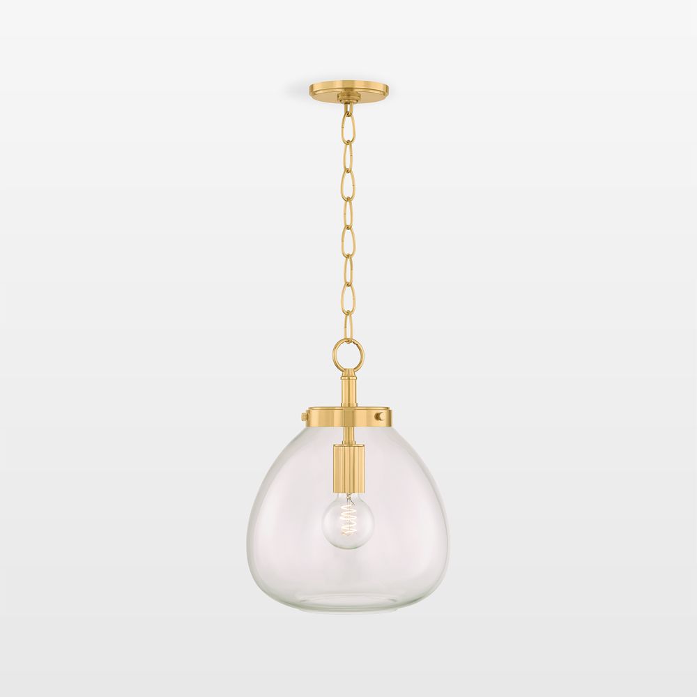 Clovelly Brass Pendant Light