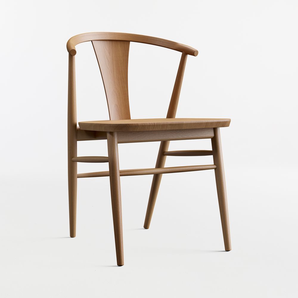 Fyn Caramel Wood Dining Chair
