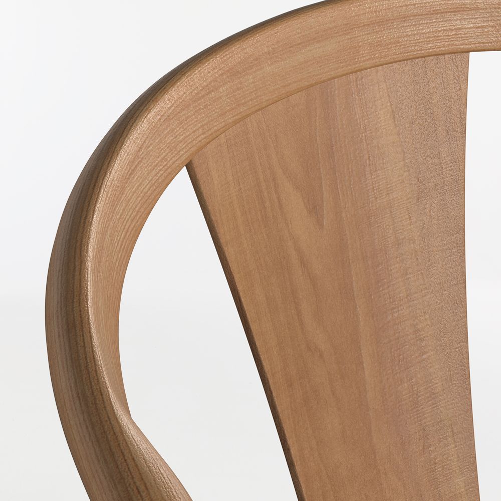 Fyn Caramel Wood Dining Chair- Image 2