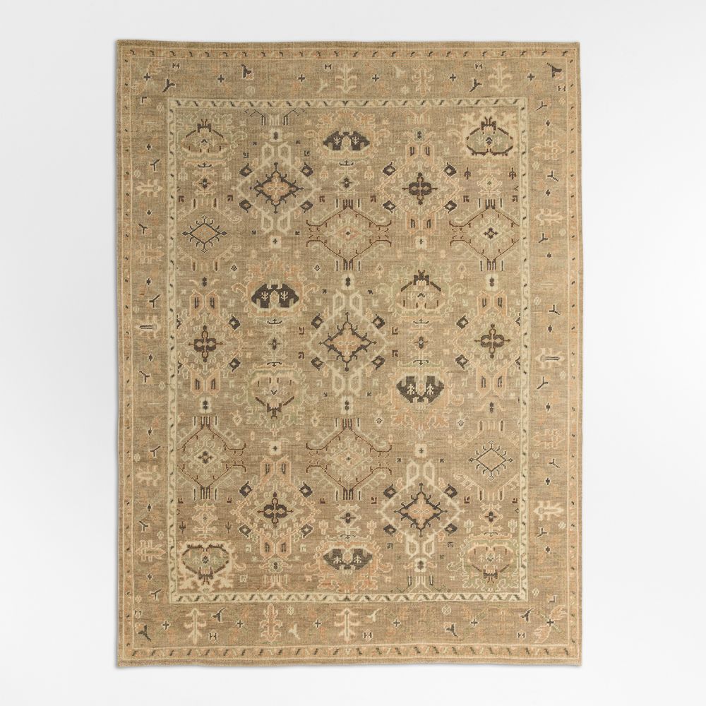 Maldives Wool Traditional Hand-Knotted Earth Area Rug