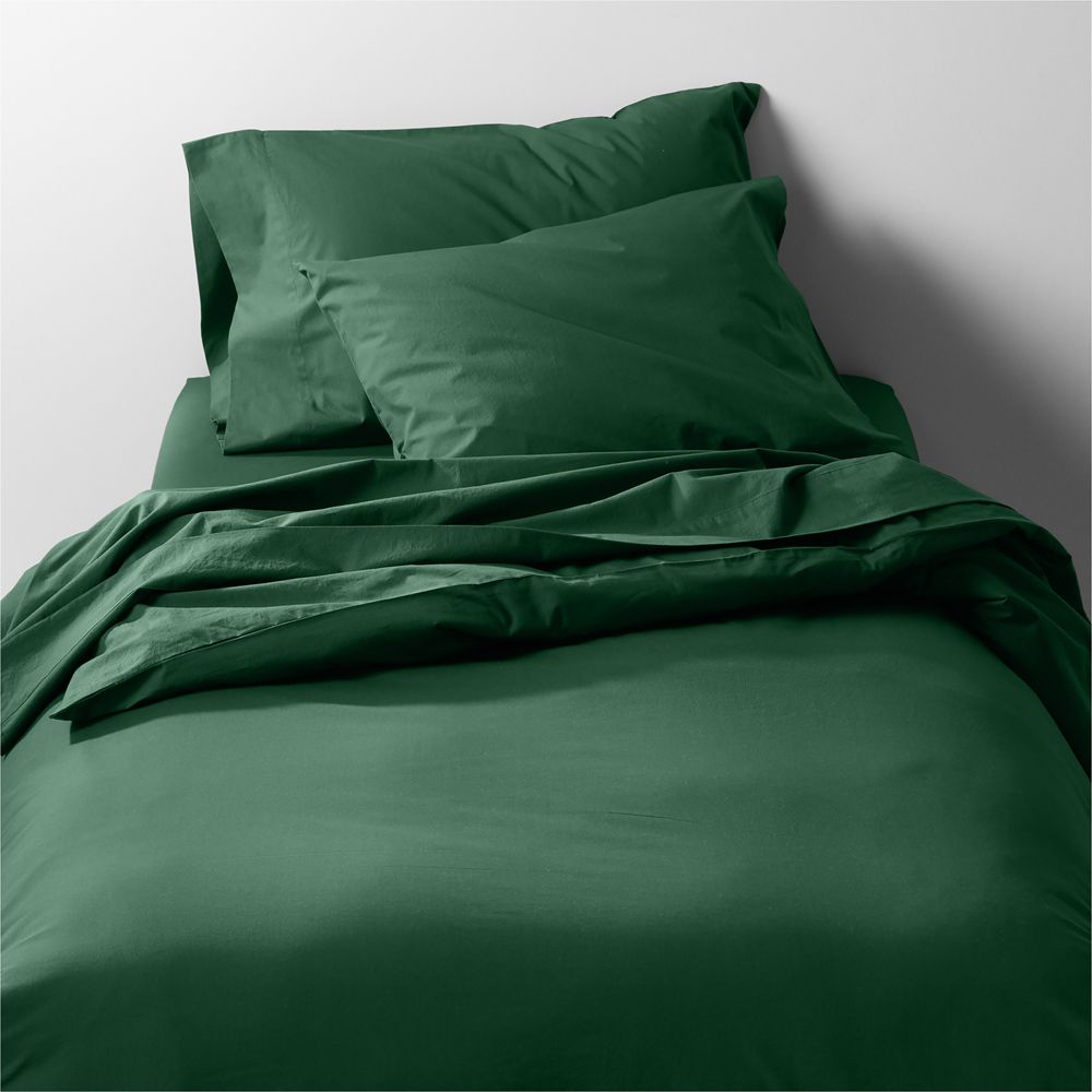 Alternative view of Cozy Cloud Washed Organic Cotton Vintage Green Standard Bed PIllow Sham