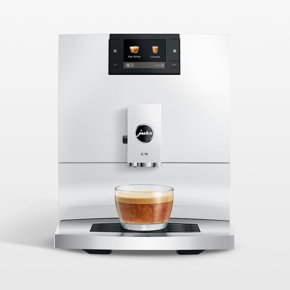 JURA C9 Piano White Automatic Espresso Machine
