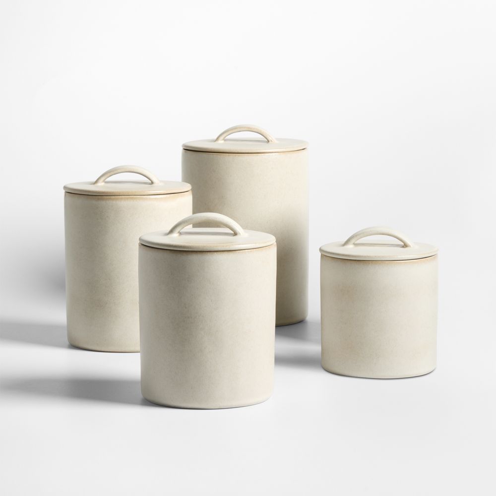 Juno Recycled Stoneware Canisters