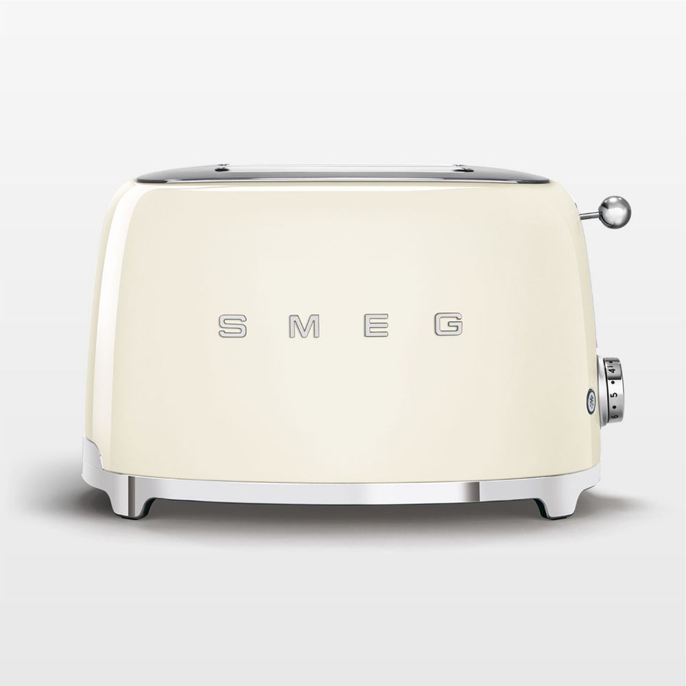SMEG Cream 2-Slice Retro Toaster