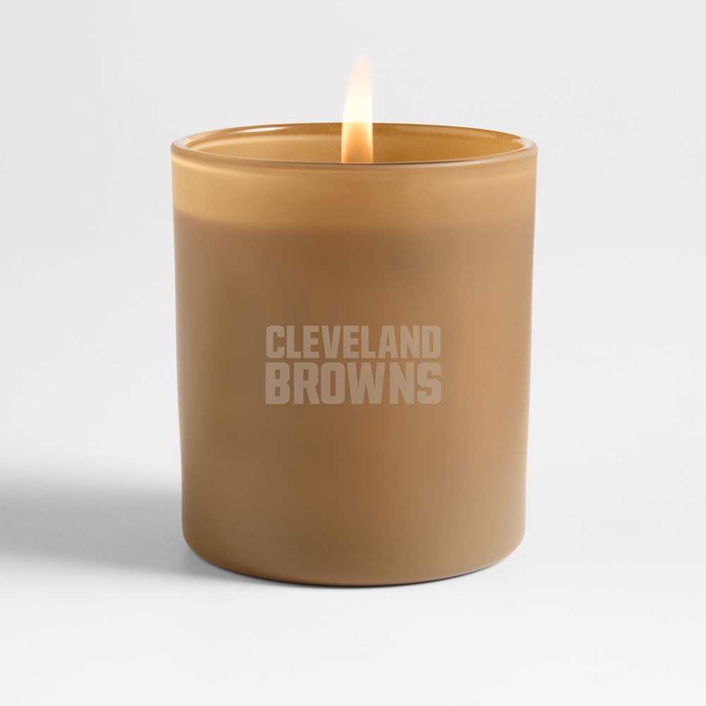 NFL Monochrome No. 4 Suede 1-Wick Scented Candle- Cardamom, Amber and Oakmoss