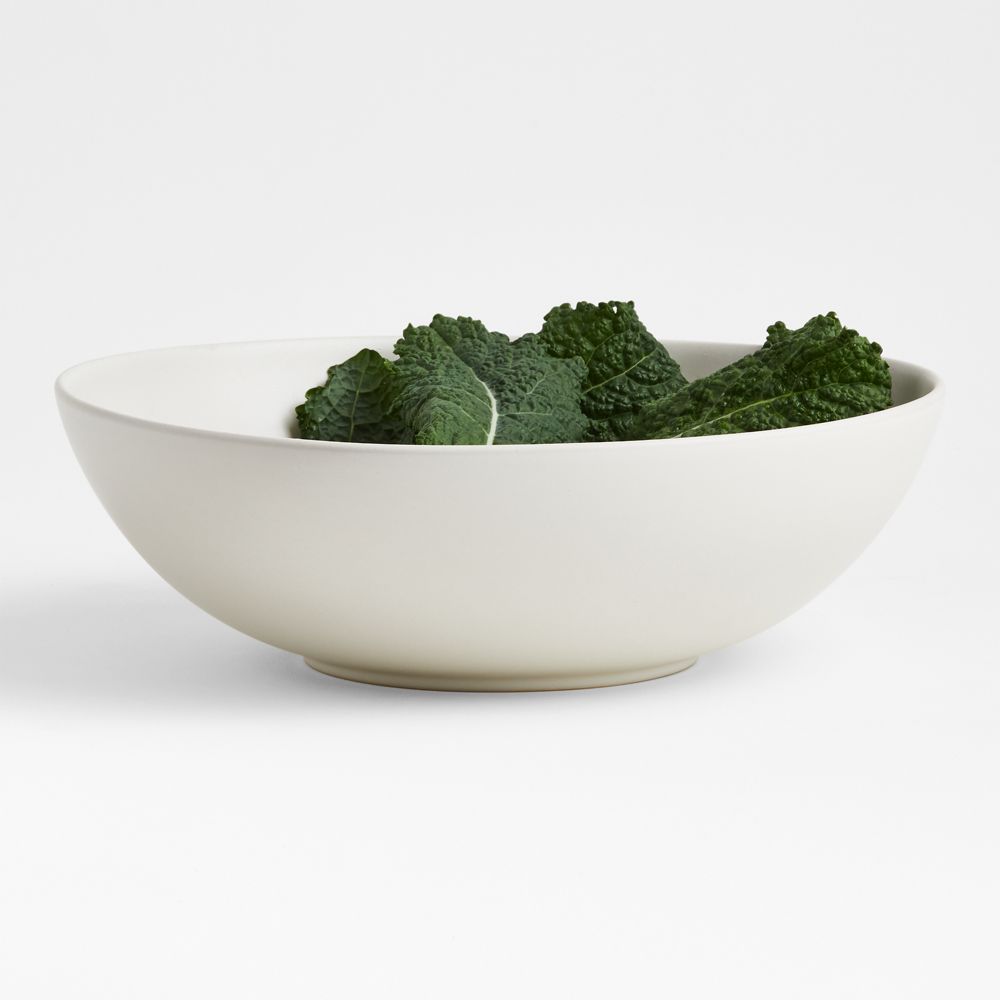 Craft Linen Cream Stoneware Serving Bowls