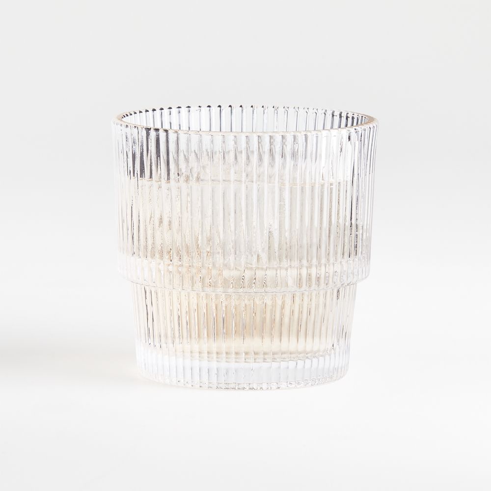 Atwell Stackable Ribbed Drink Glasses