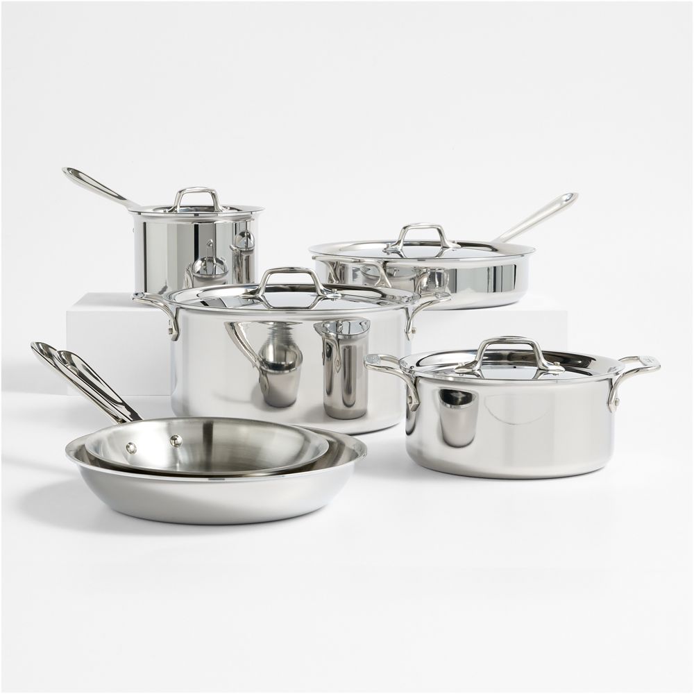 All-Clad D3 Stainless Steel 10-Piece Cookware Set