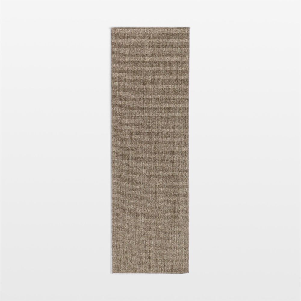 Sisal Grey Runner Rug 2'10"x9'