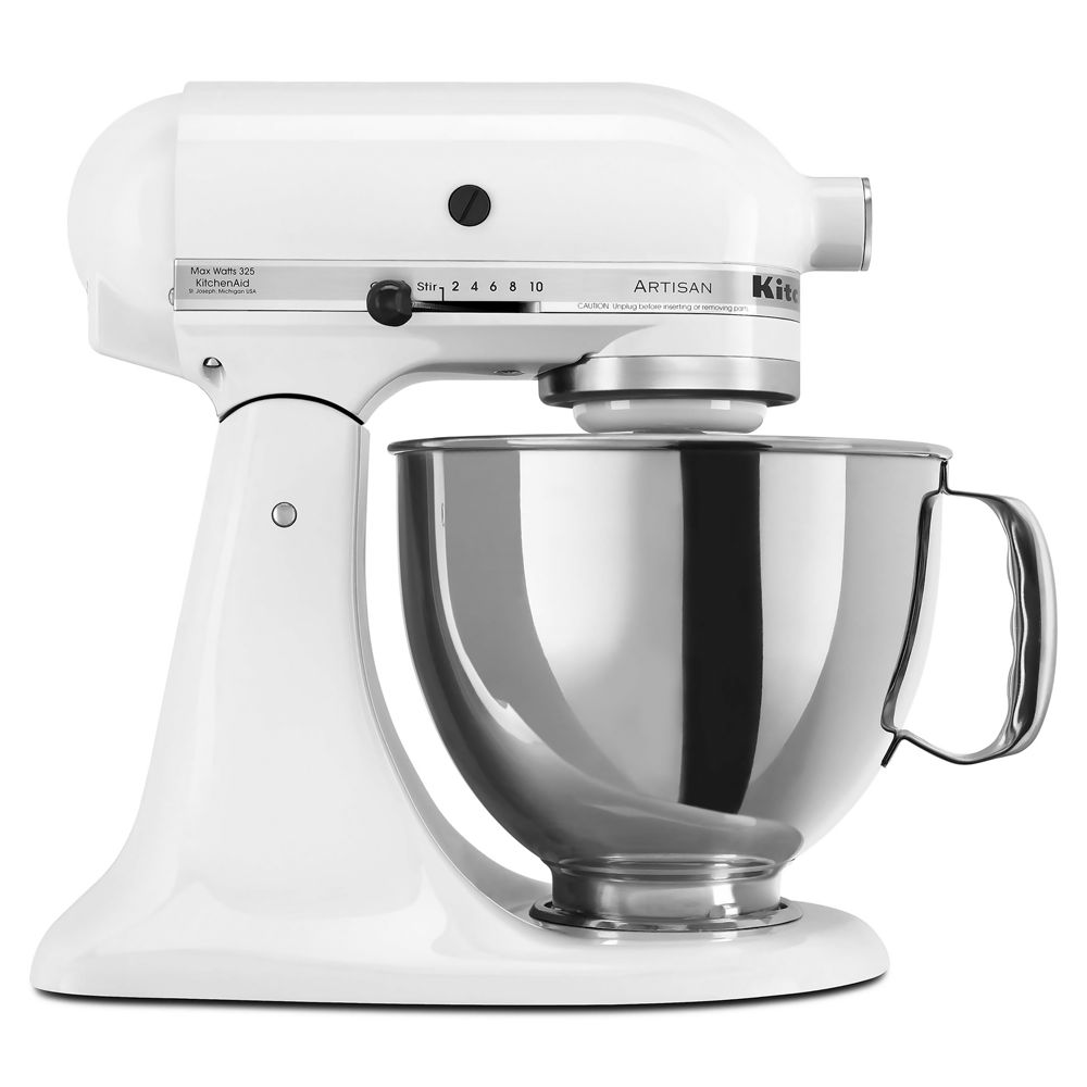 KitchenAid Artisan Series 5-Quart Tilt-Head White Stand Mixer