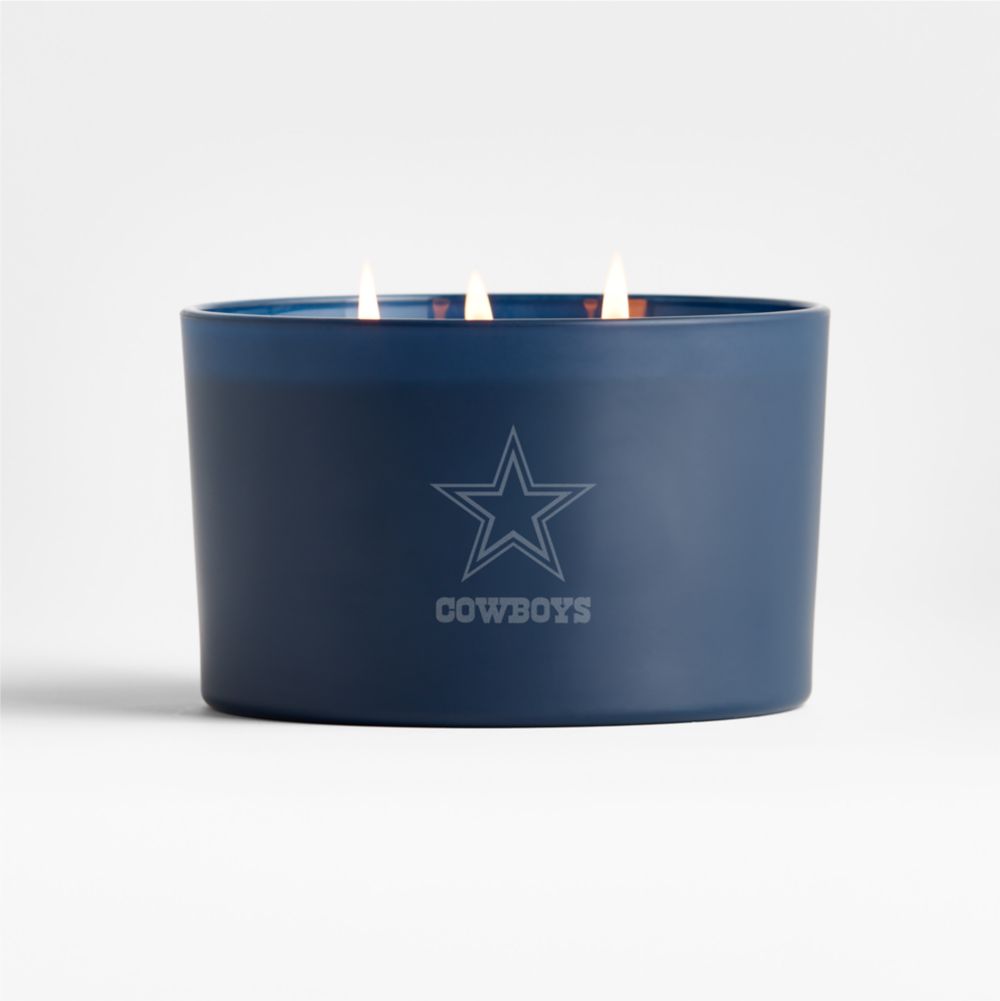 NFL Monochrome No. 13 Indigo 3-Wick Scented Candle- Palo Santo, Vetiver and Mandarin