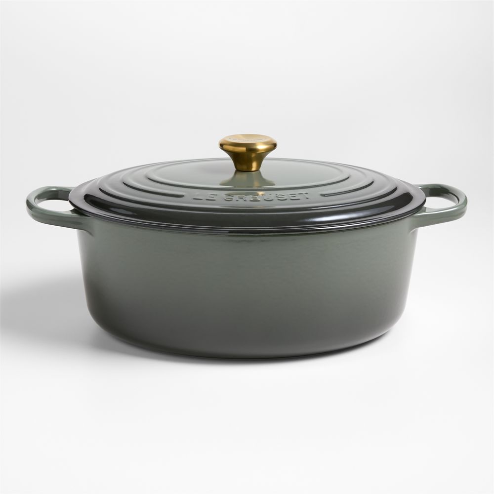 Le Creuset Signature 8-Qt. Thyme Enameled Cast Iron Oval Dutch Oven