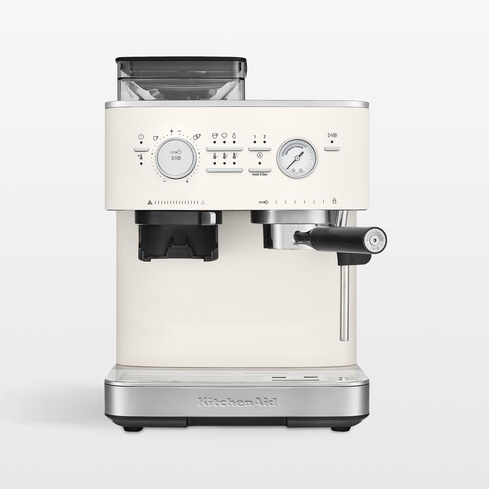 KitchenAid Semi-Automatic Espresso Machine in Porcelain White