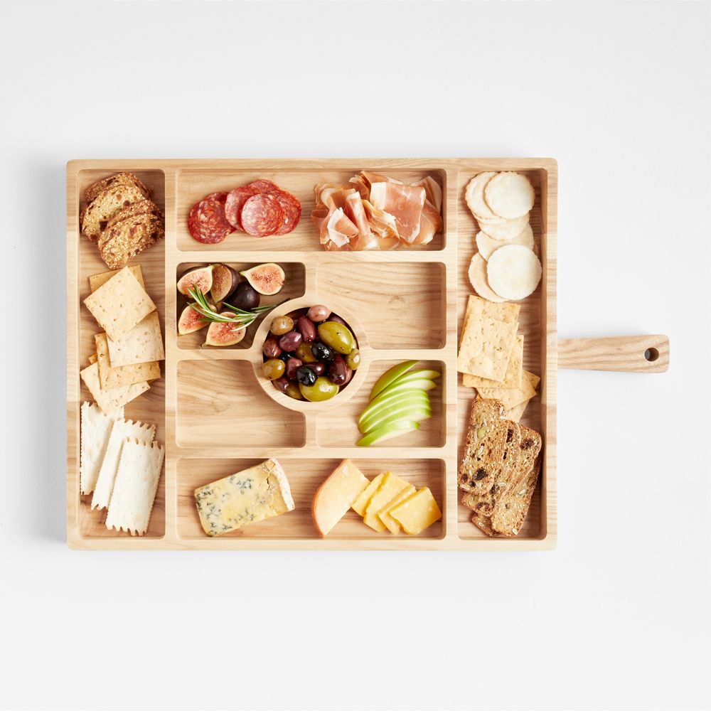 Carson Ash Large Sectioned Serving Board