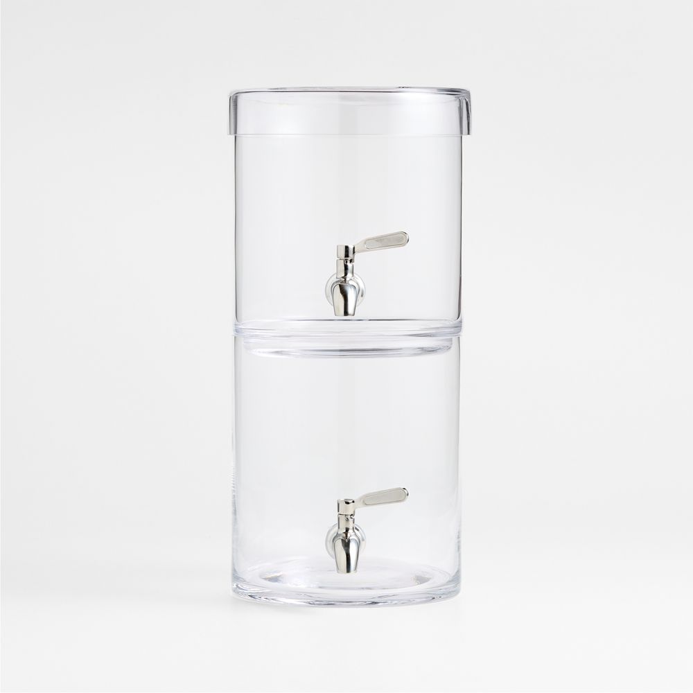 Stacking 2-Gallon Glass Cold Drink Dispenser